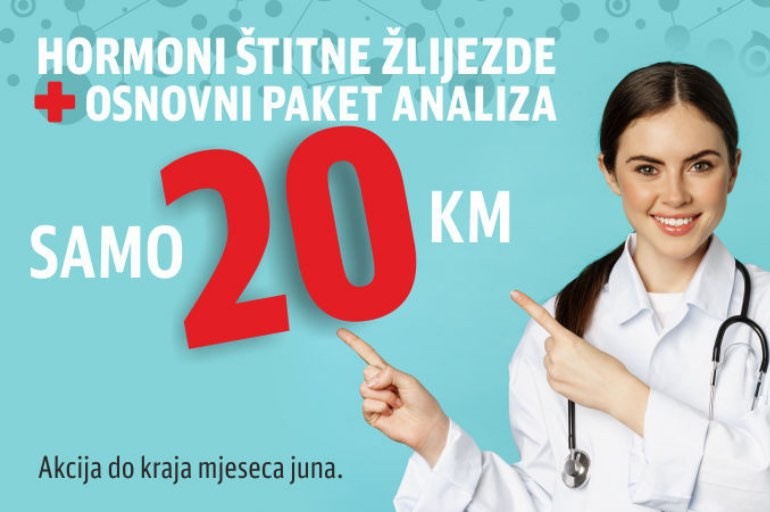 AKCIJA: Hormoni štitne žlijezde i osnovni paket analiza