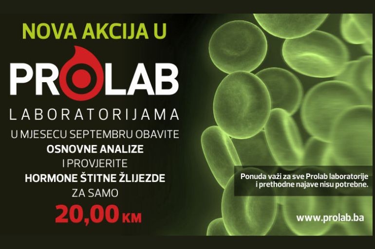 AKCIJA U PROLAB LABORATORIJAMA